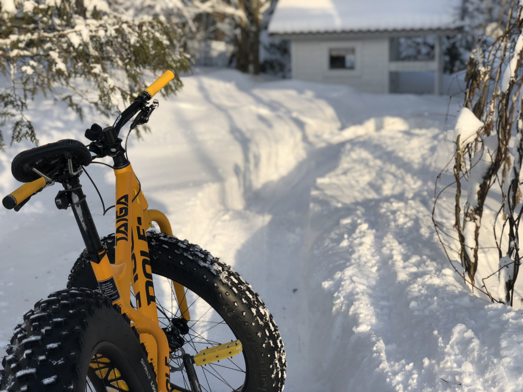 Pole Taiga winter pump track